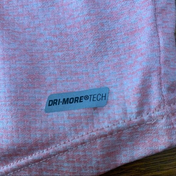 Athletic Works Rolled Sleeve Tee Mesh T-Shirt Pink Size Medium - Picture 4 of 5